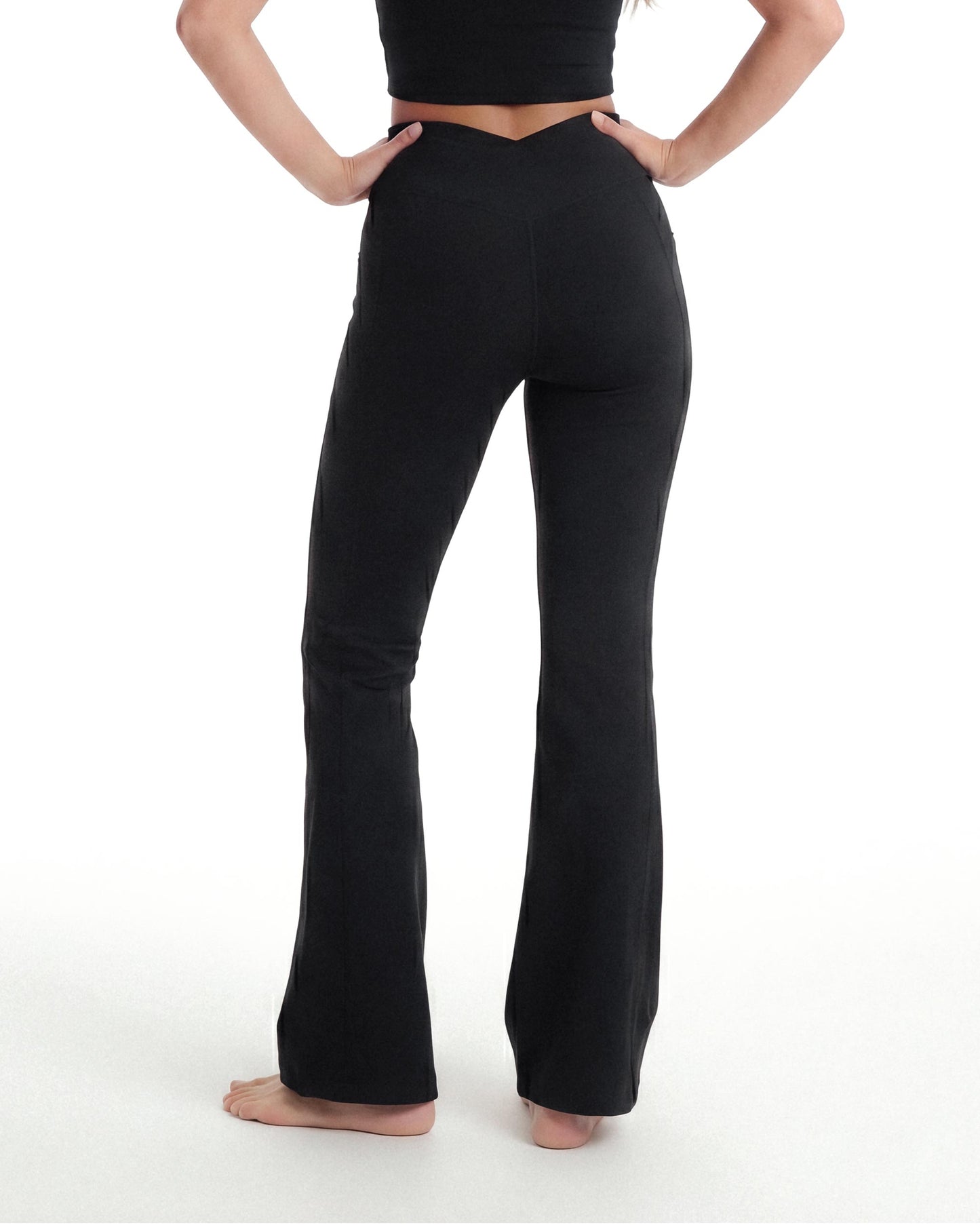 V Waist Flare Leggings