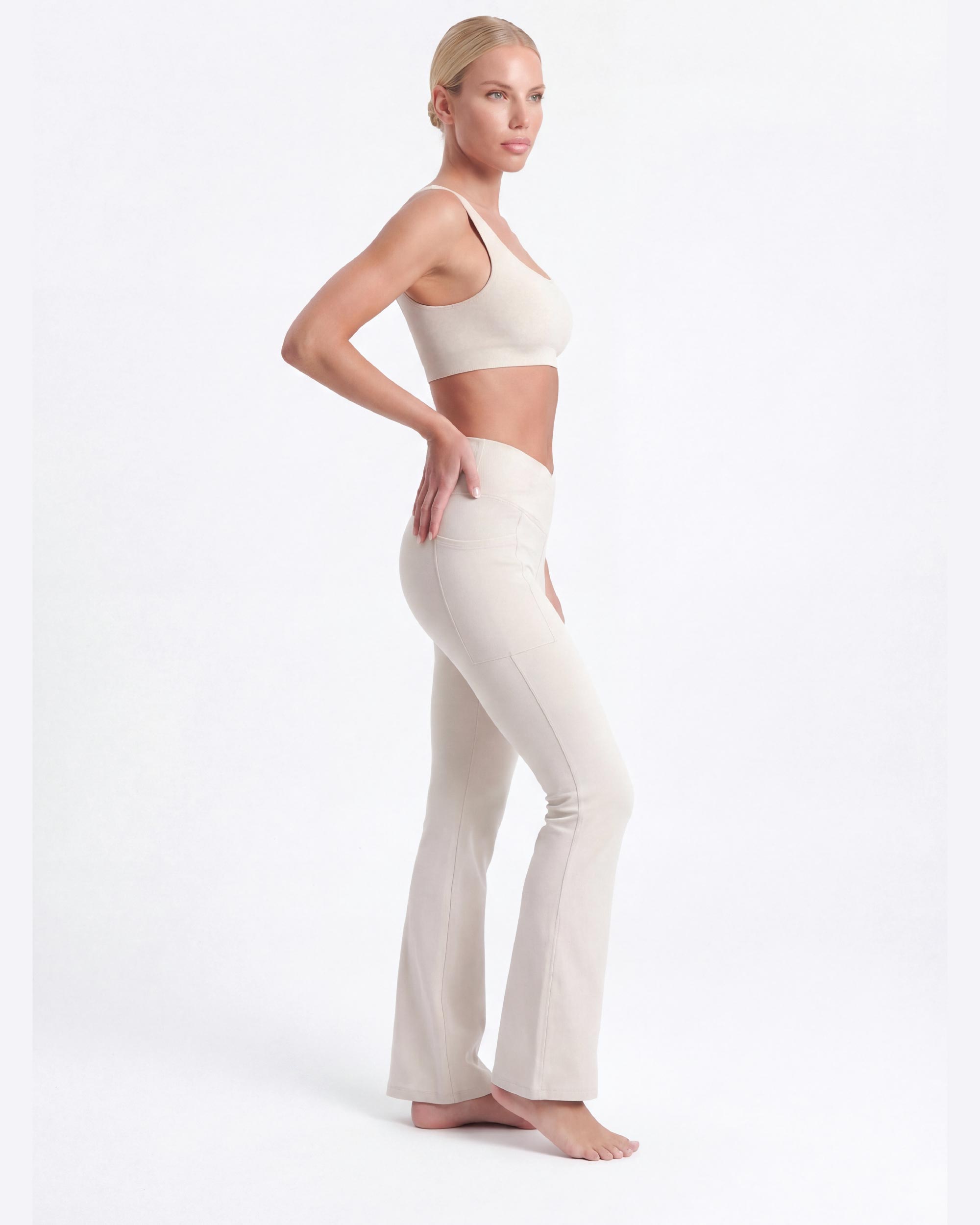 V Waist Flare Leggings