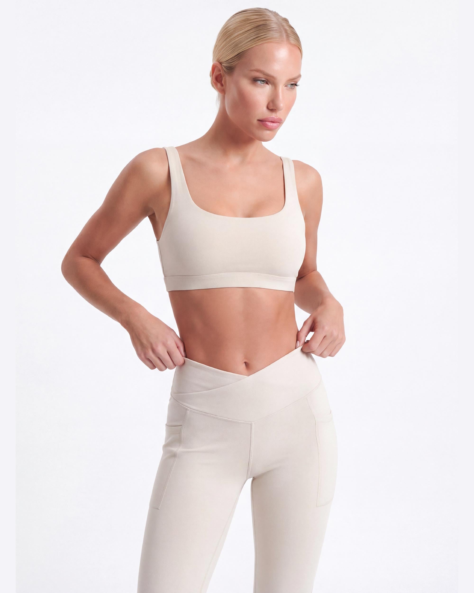 V Waist Flare Leggings