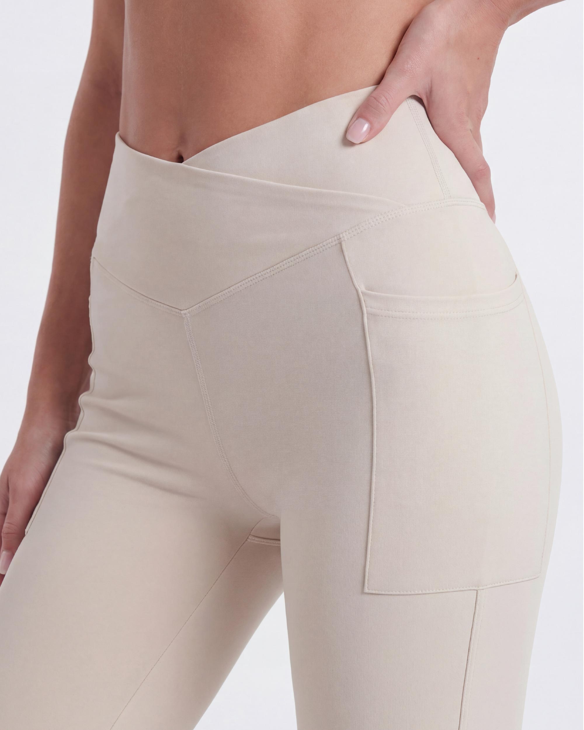 V Waist Flare Leggings