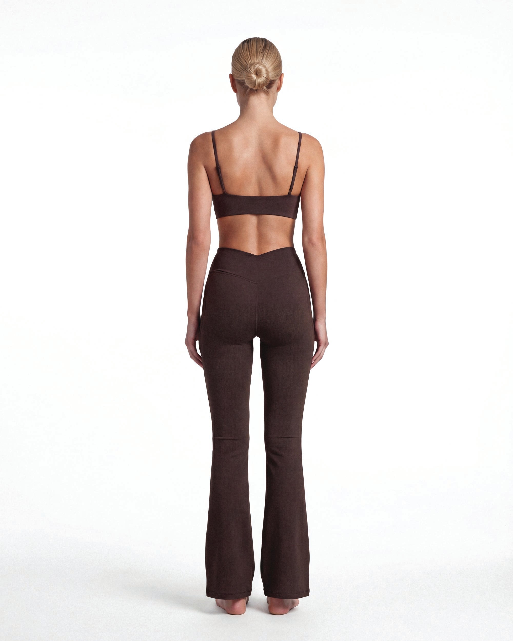 V Waist Flare Leggings