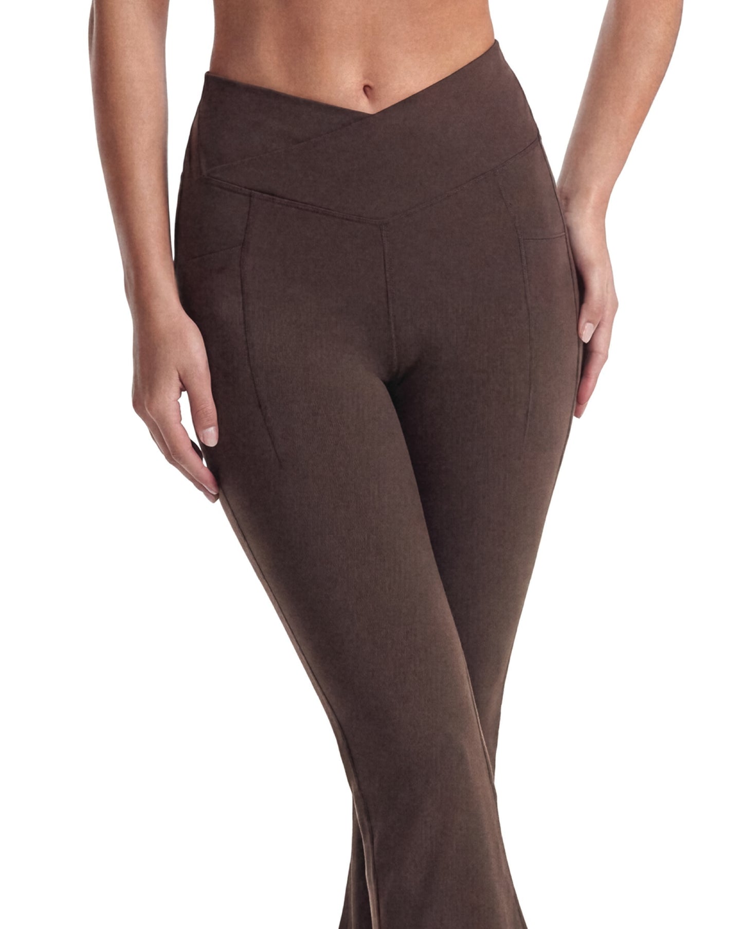 V Waist Flare Leggings