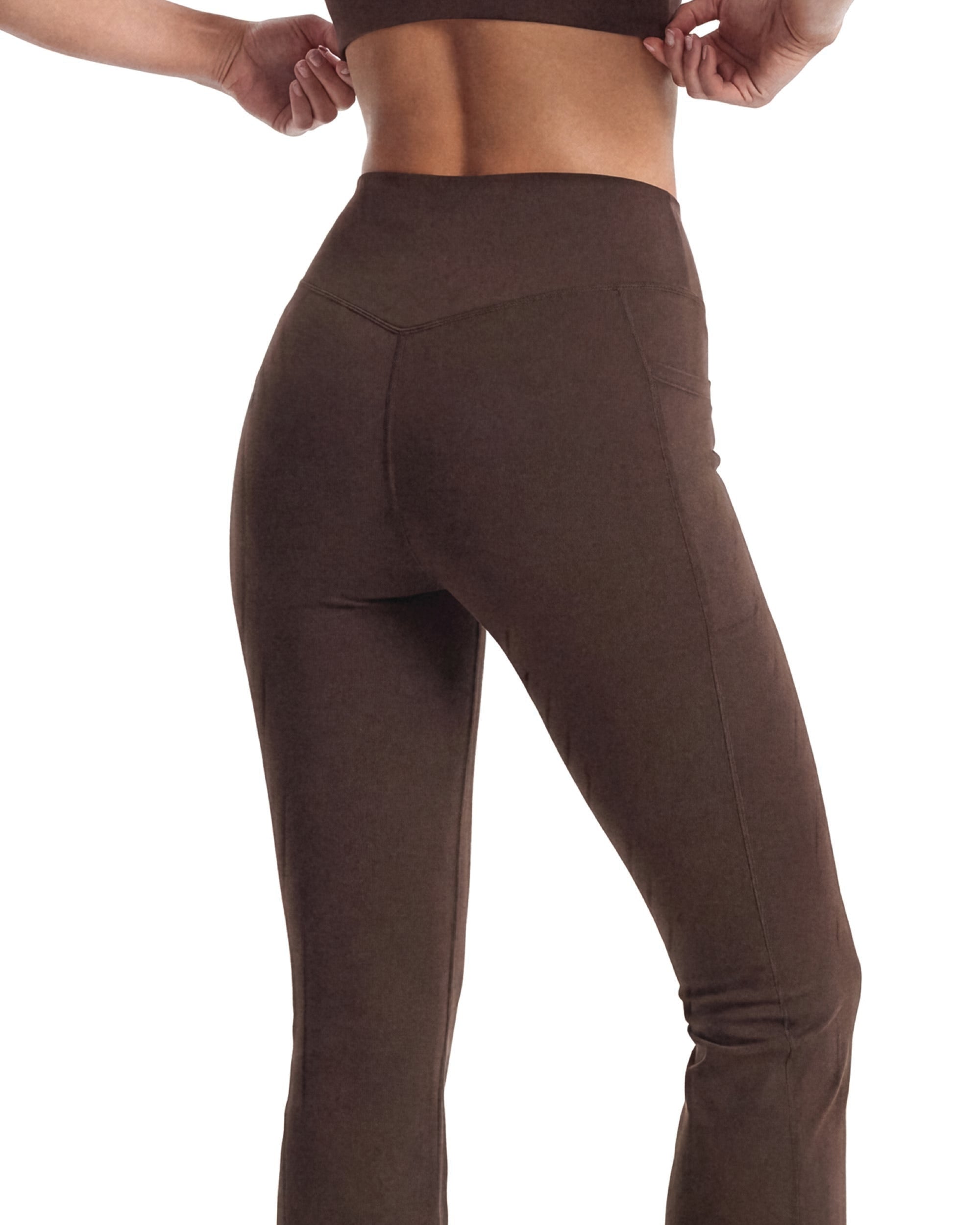 V Waist Flare Leggings