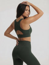 Lolacurve Adjustable Racerback Support Sports Teal Bra