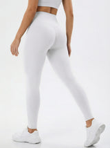 Lolacurve High-Rise Cheeky White Leggings