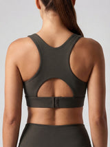 Lolacurve Adjustable Racerback Support Sports Dark Grey Bra