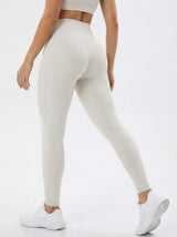 Lolacurve High-Rise Cheeky Smoky White Leggings