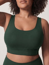 Lolacurve Adjustable Racerback Support Sports White Plus Size Bra