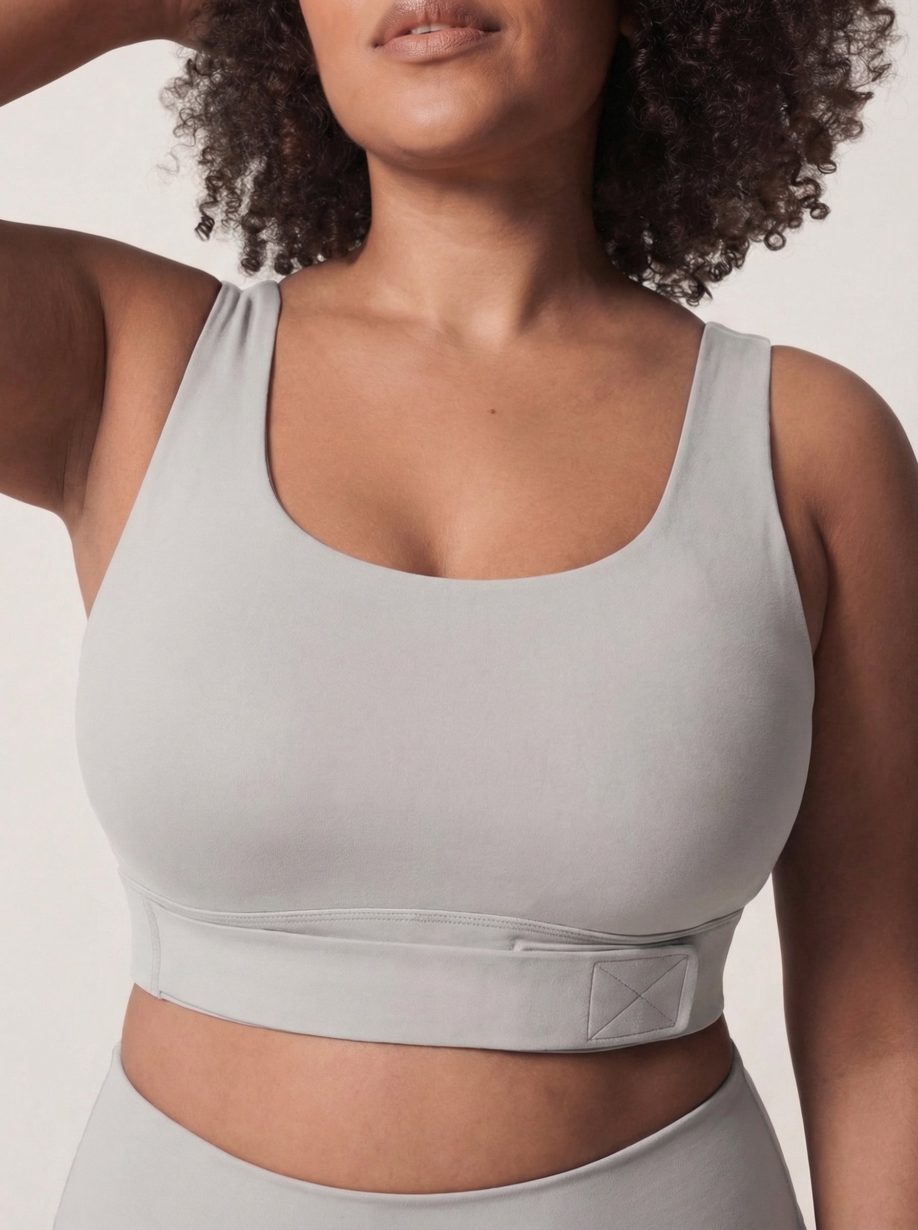 Lolacurve Adjustable Racerback Support Sports Teal Plus Size Bra