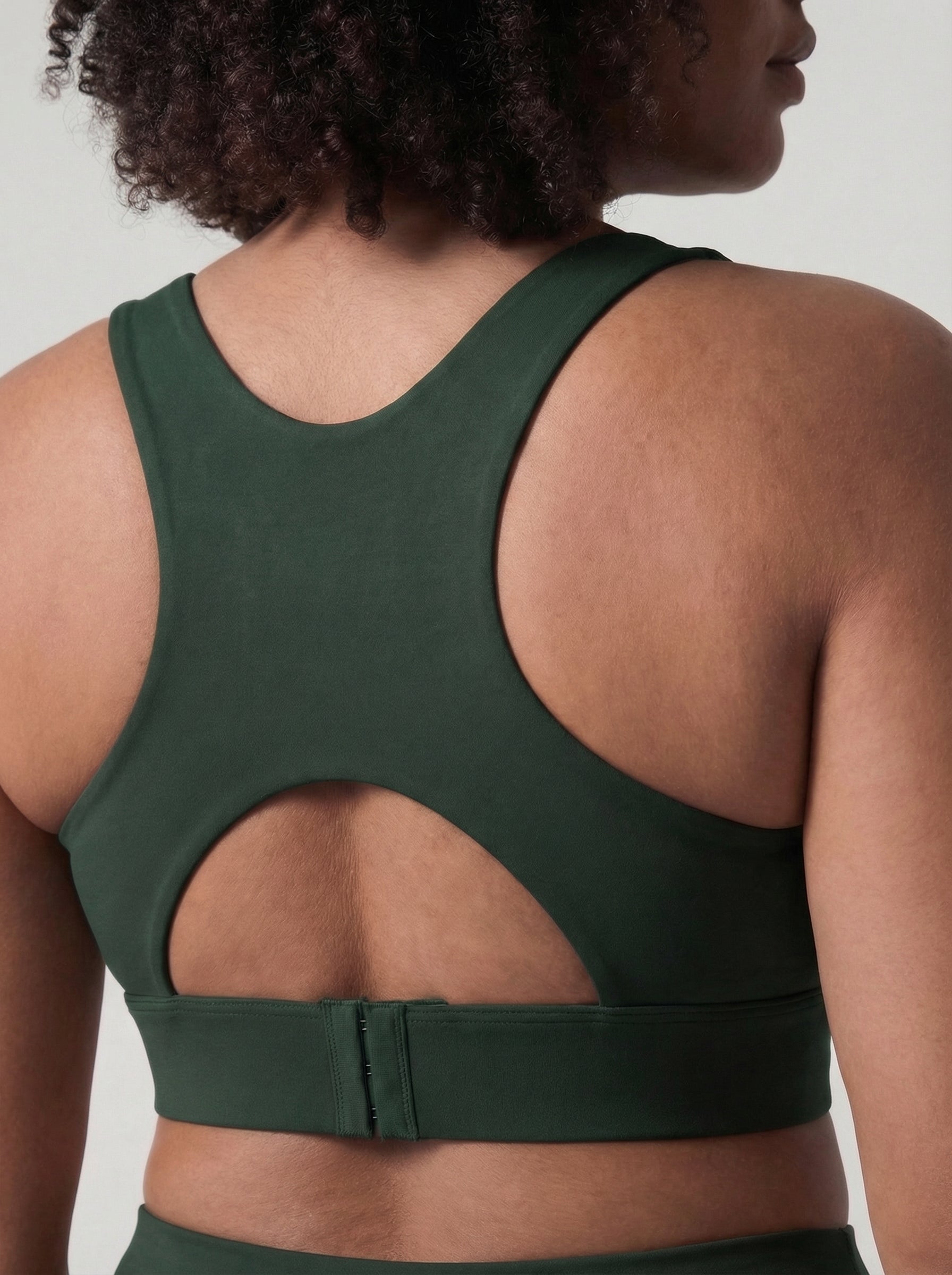 Lolacurve Adjustable Racerback Support Sports Teal Plus Size Bra