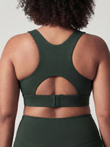 Lolacurve Adjustable Racerback Support Sports Teal Plus Size Bra