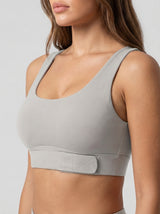Lolacurve Adjustable Racerback Support Sports Light Grey Bra