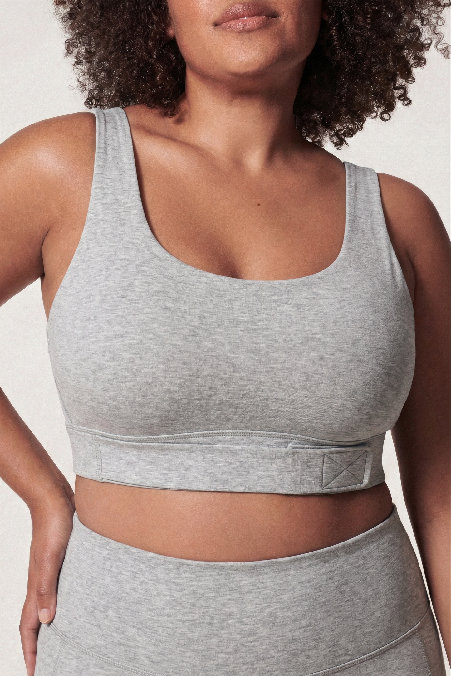 Lolacurve Adjustable Racerback Support Sports Avocado Green Plus Size Bra
