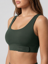 Lolacurve Adjustable Racerback Support Sports Teal Bra