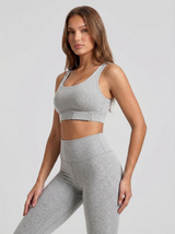 Lolacurve Adjustable Racerback Support Sports Dark Grey Bra
