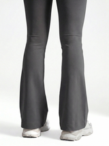 Lolacurve High-Rise Cheeky Dark Gray Flare Leggings