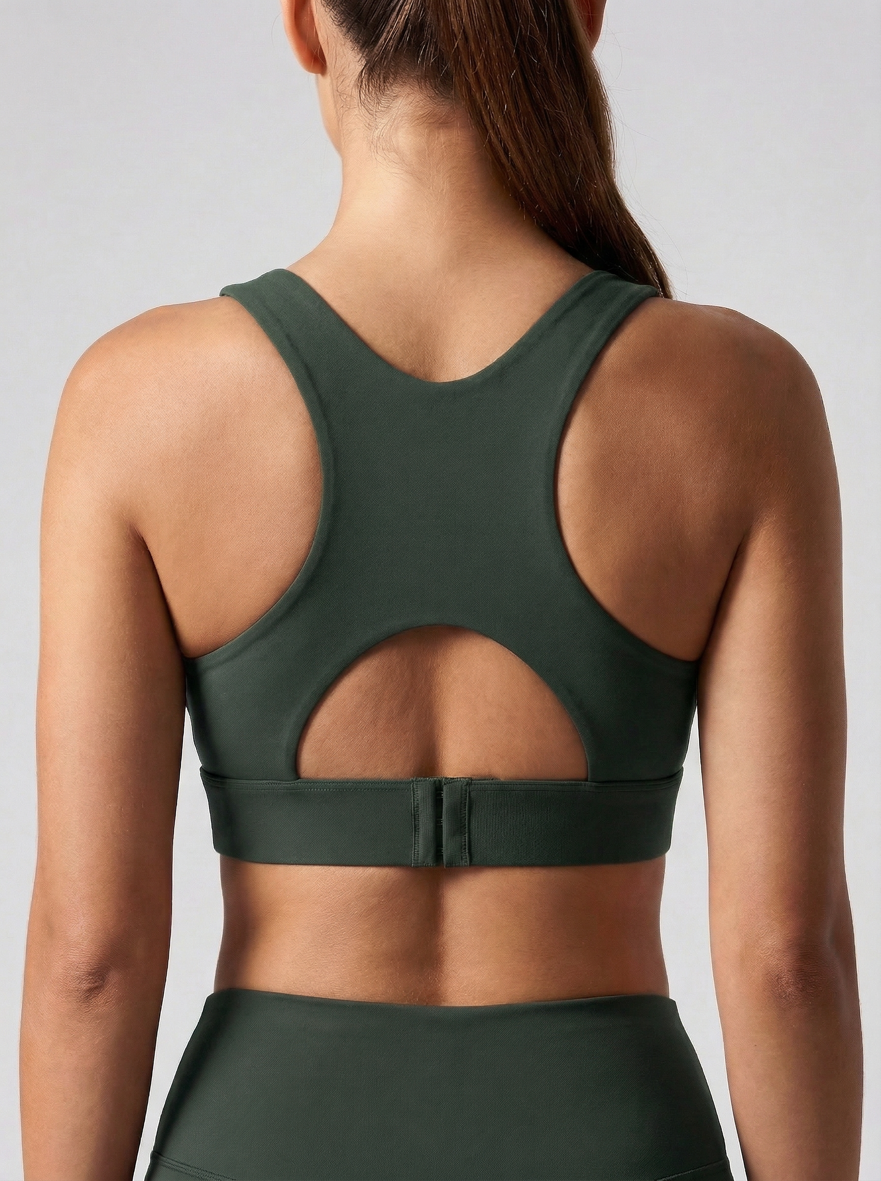 Lolacurve Adjustable Racerback Support Sports Teal Bra
