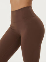 Lolacurve High-Rise Cheeky Brown Leggings